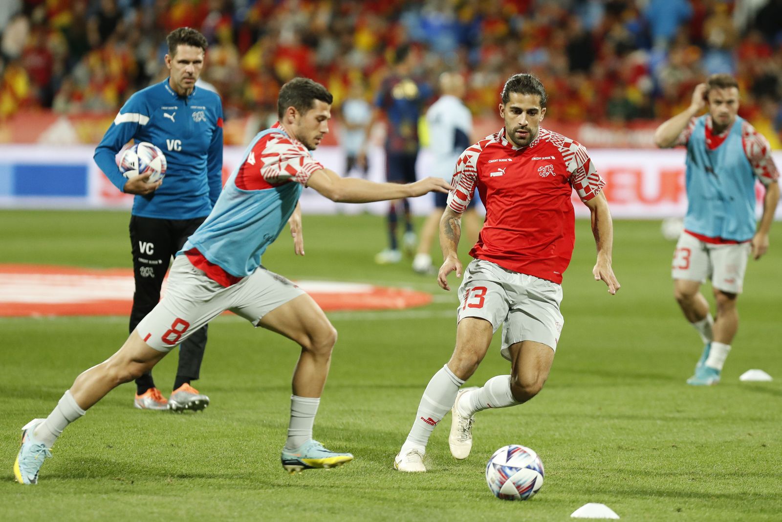 Las imágenes del España-Suiza