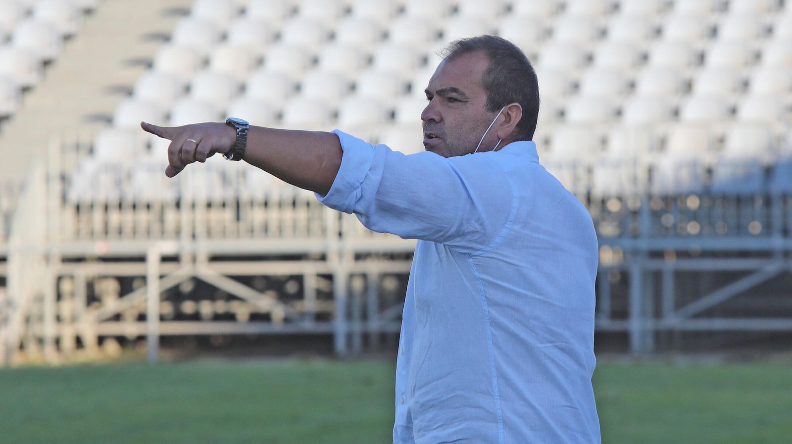 Javi Rivas, técnico del Jerez Industrial.