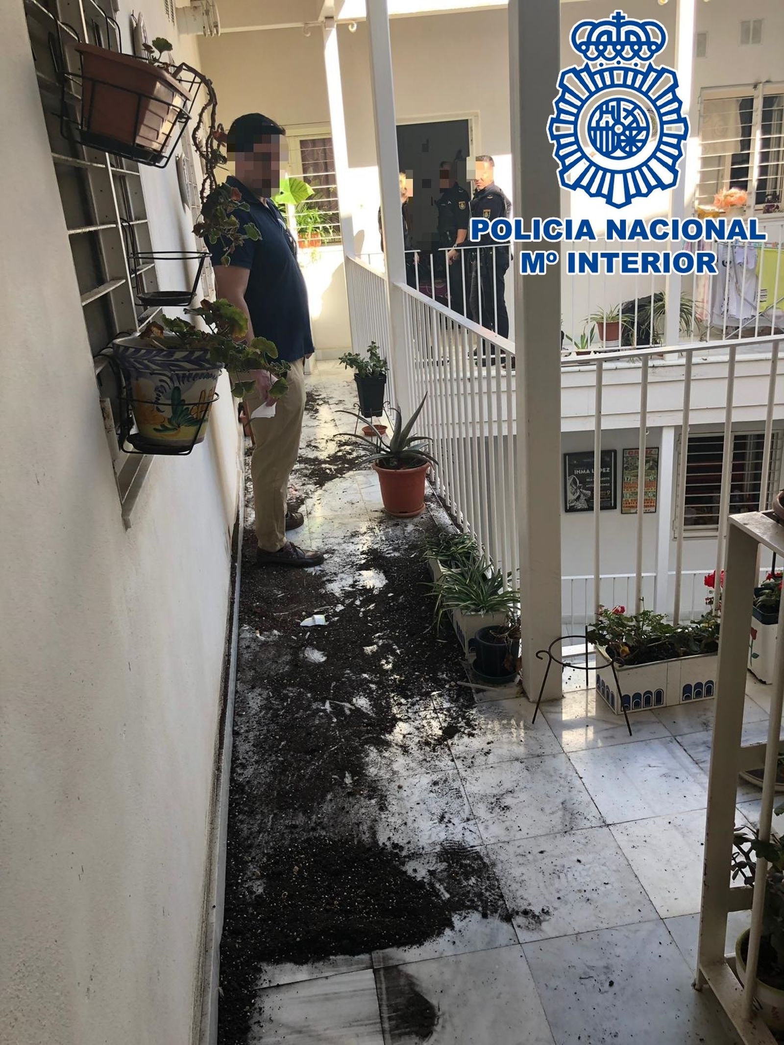 La vivienda donde se produjeron los hechos.