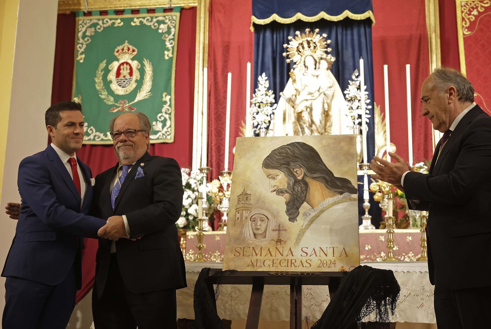 La presentación del cartel de la Semana Santa de Algeciras 2024, en imágenes