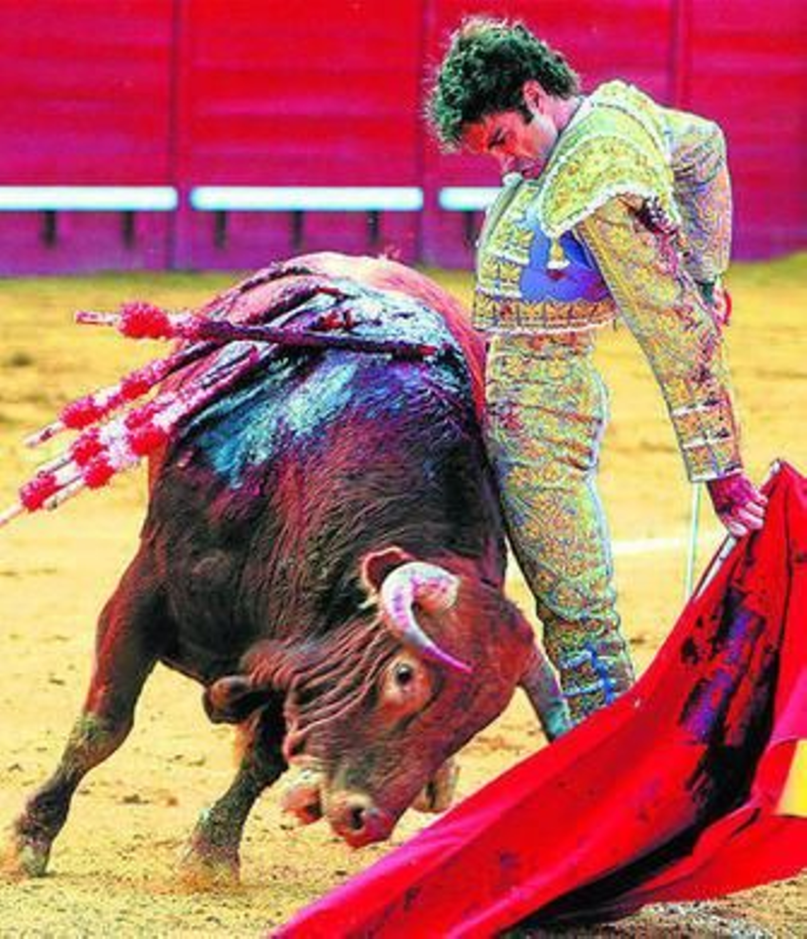 José Tomás, en la plaza de toros de Jerez, en la Feria del Caballo de 2009.