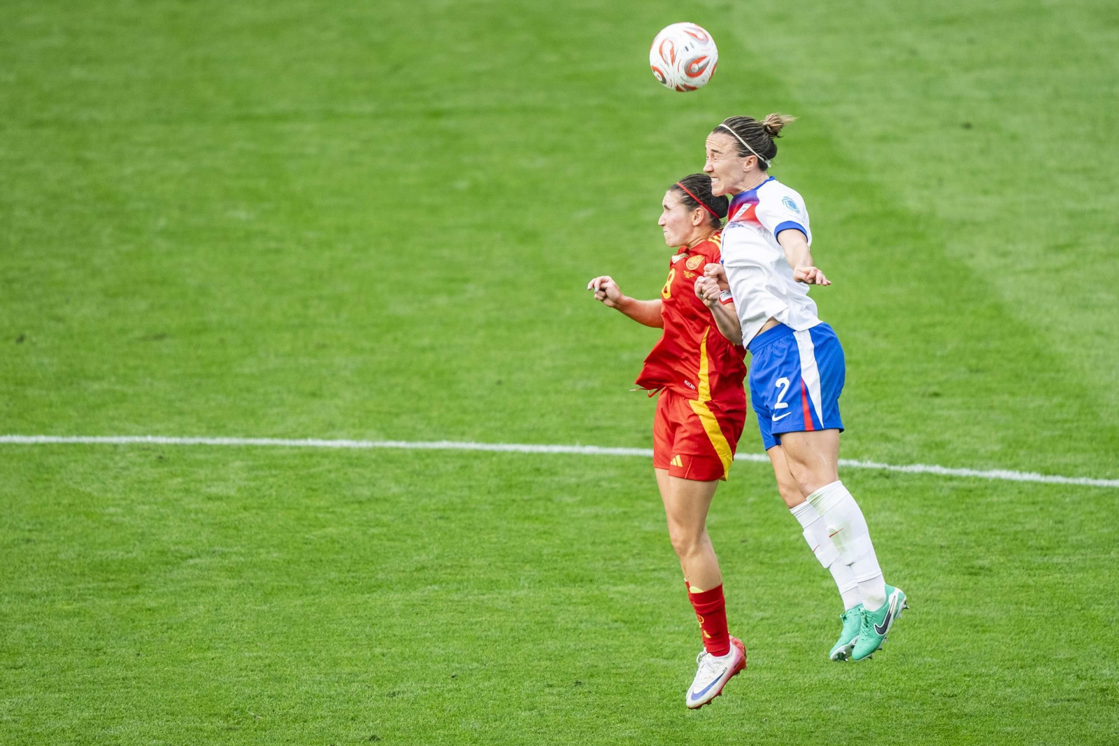Las mejores imágenes de la final España - Inglaterra de la Eurocopa femenina