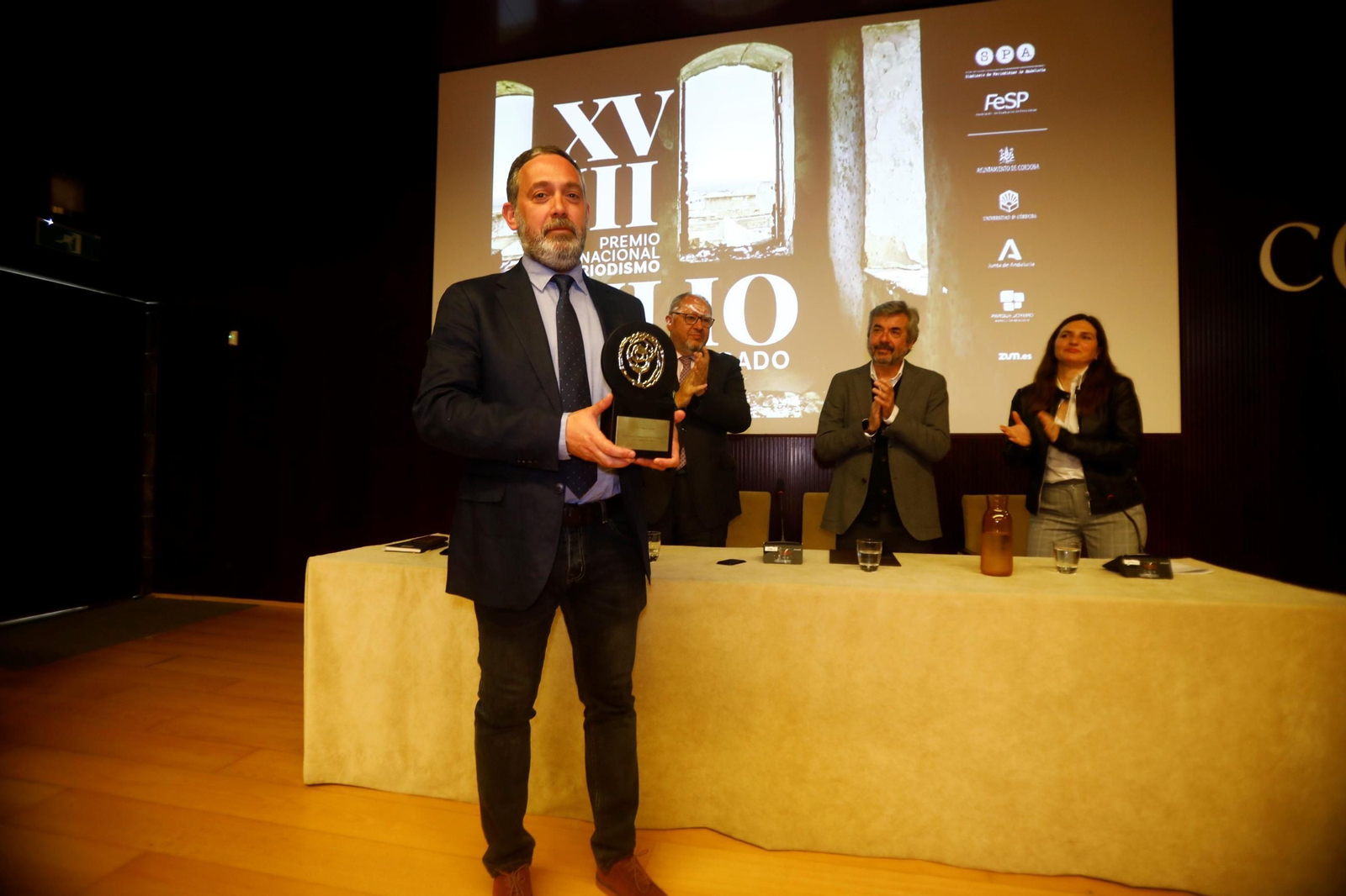 La entrega del XVIII Premio Internacional de Periodismo Julio Anguita Parrado, en imágenes