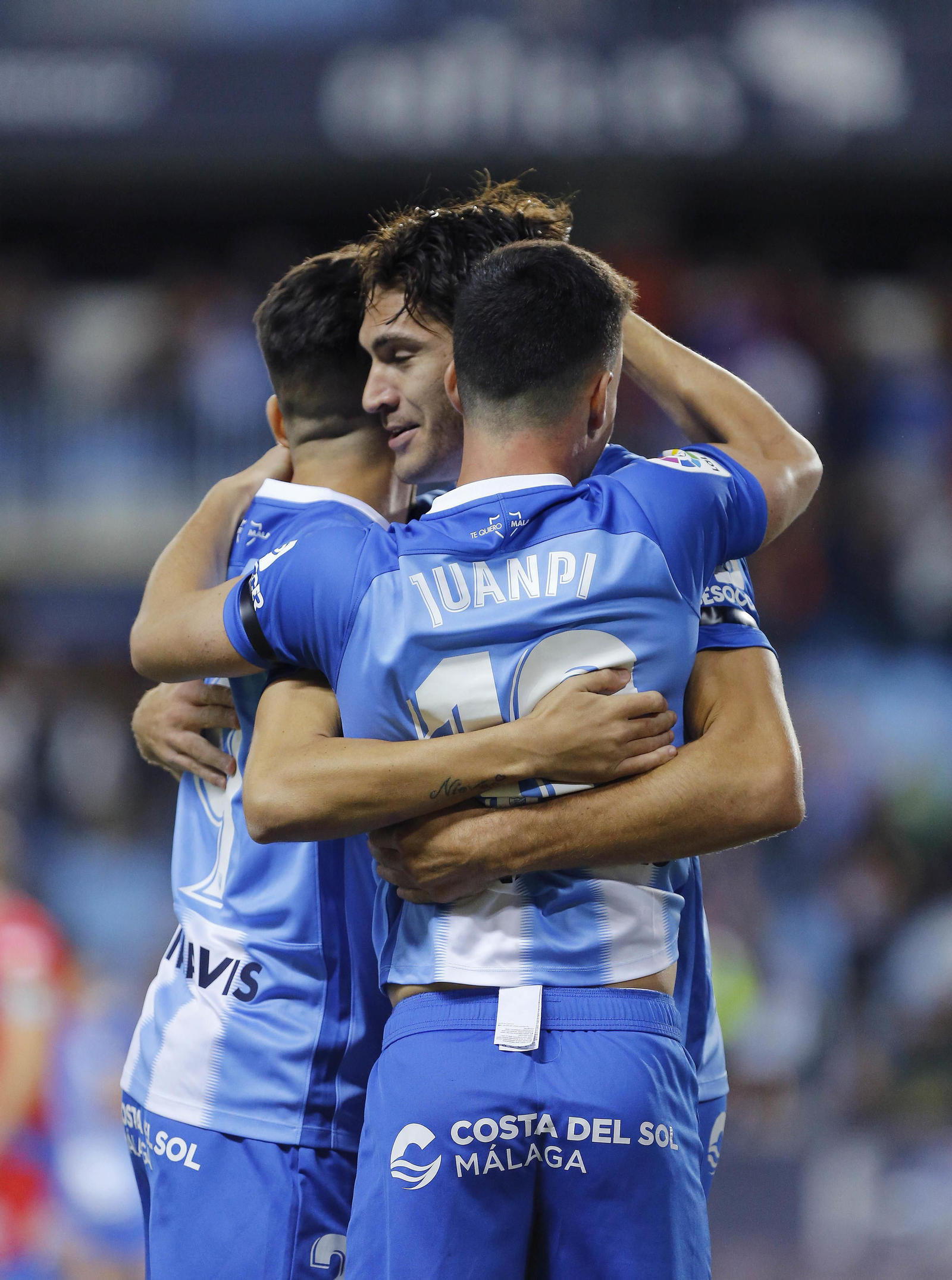 El Málaga-Numancia, en imágenes