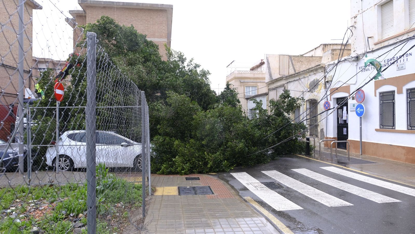 La Borrasca Leonardo se ensaña con Almería, en imágenes