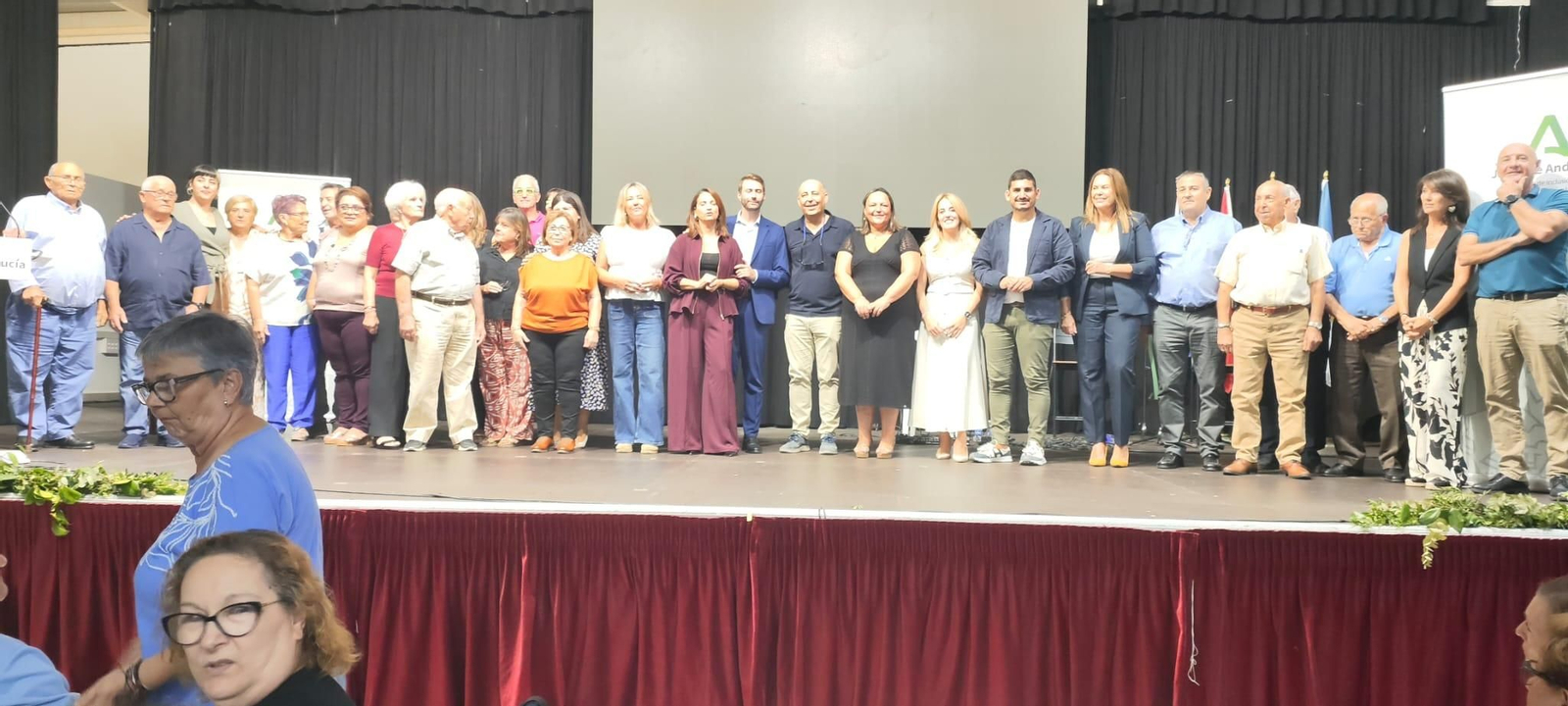 Momento de la gala en Albox.