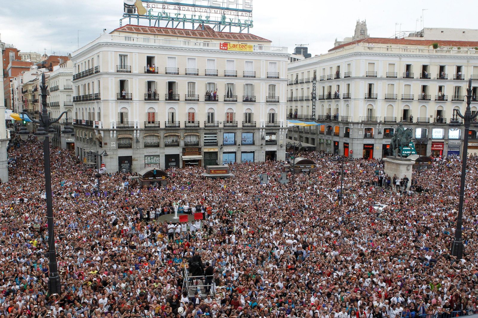 El Real Madrid celebra su decimotercera Champions