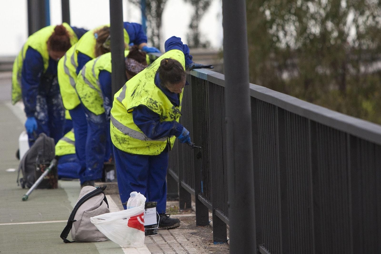 Trabajadoras de un plan de empleo, en una imagen de archivo.