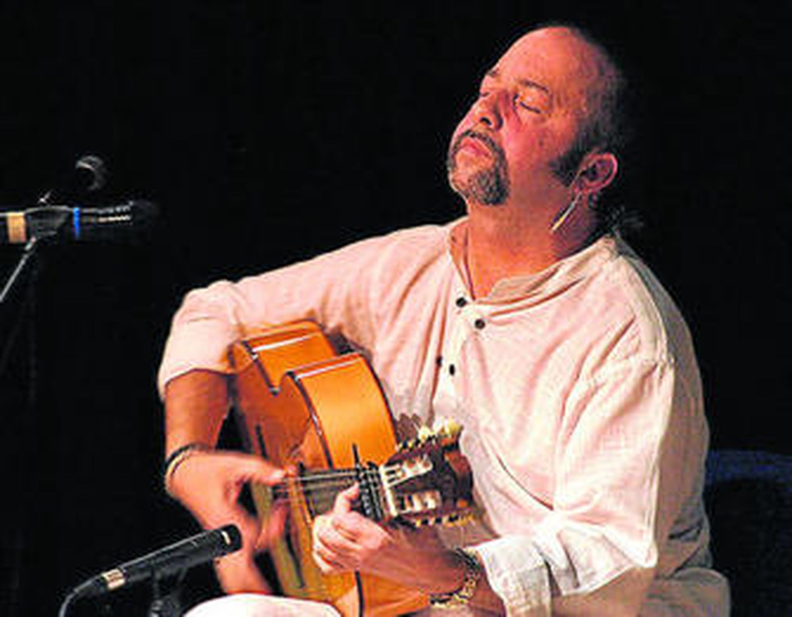 José Carlos Zárate, en una actuación.