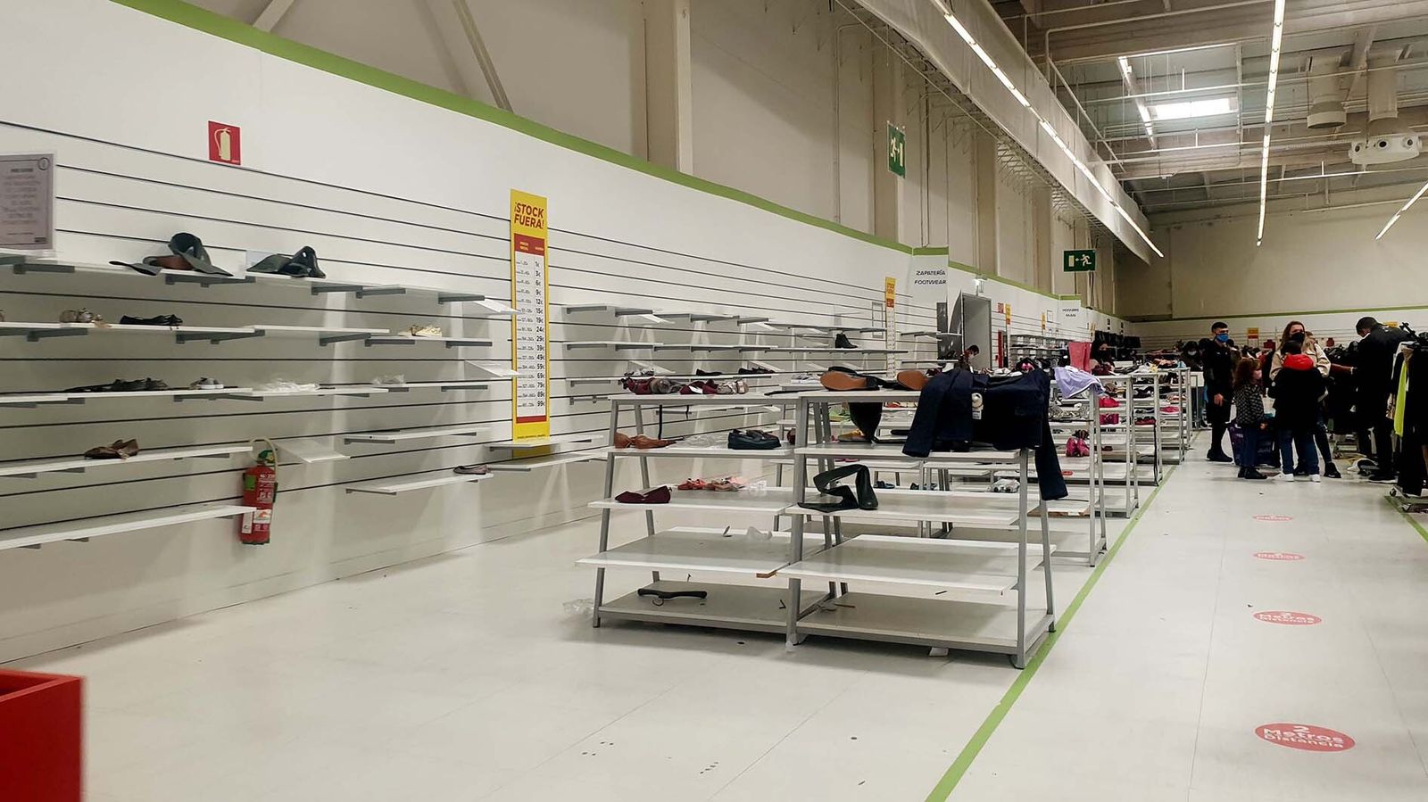 Las fotos del polígono de Palmones, tras el levantamiento del cierre  perimetral de Algeciras y Castellar