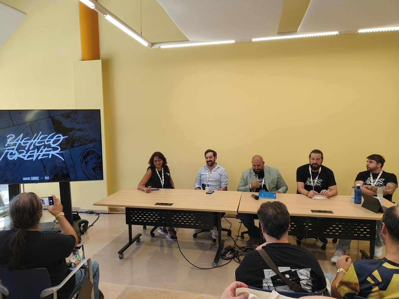 La presentación de Pacheco Forever, en la Comic Con de Málaga.