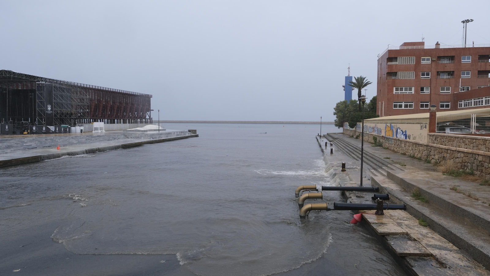 Los almerienses expresan su alegría por la lluvia