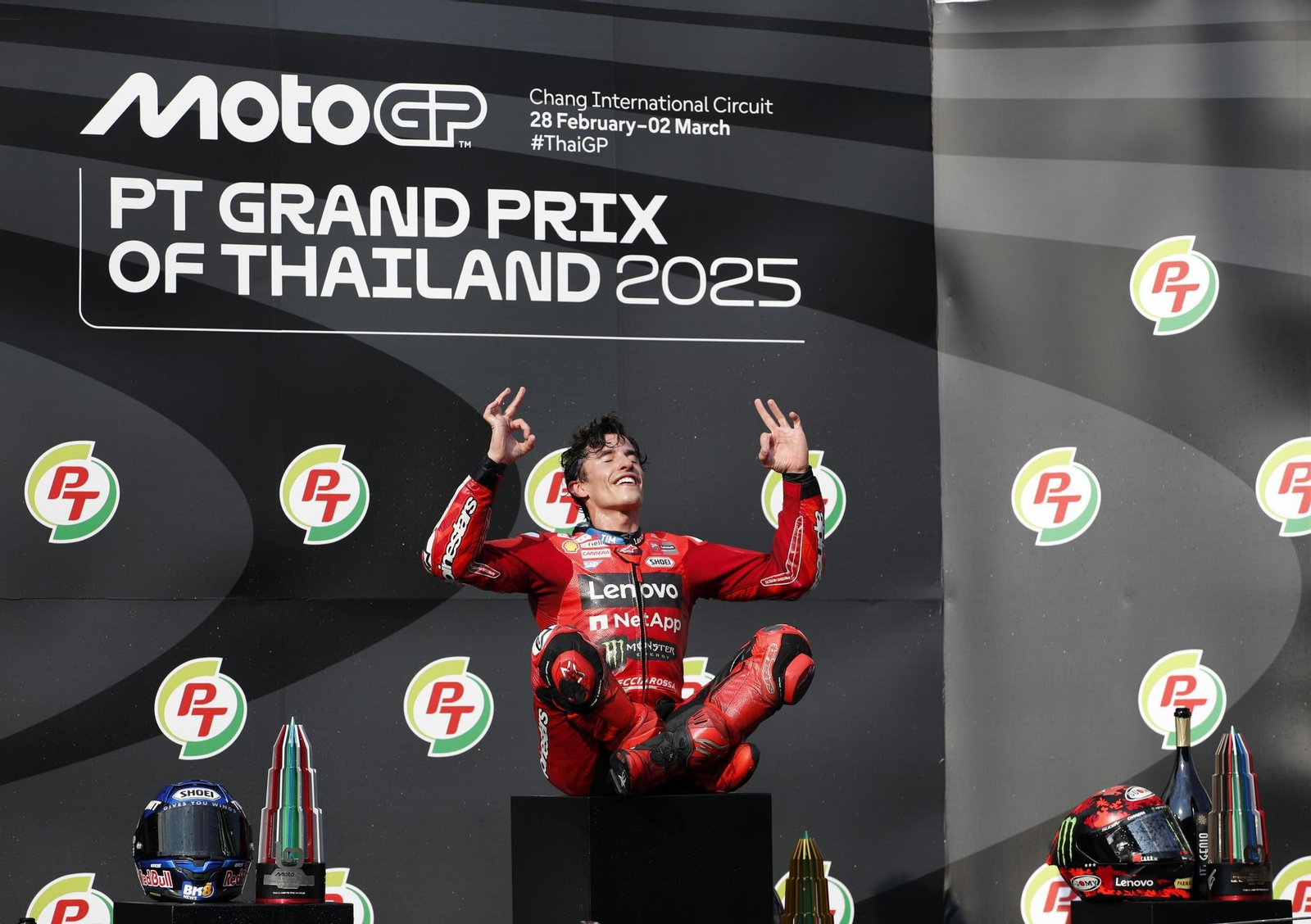 Las fotos del triunfo de Marc Márquez en Tailandia