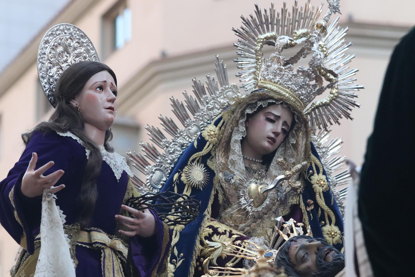 Monte Calvario en el Viernes Santo en Málaga, en imágenes