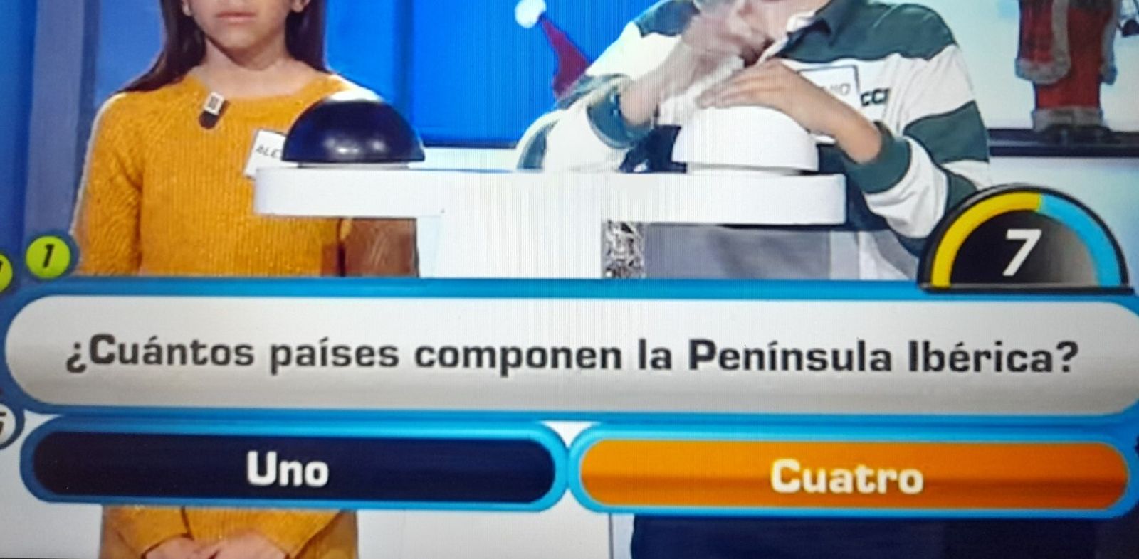 El enunciado de la pregunta de 'Atrápame si puedes' con lo que consideraban respuesta correcta