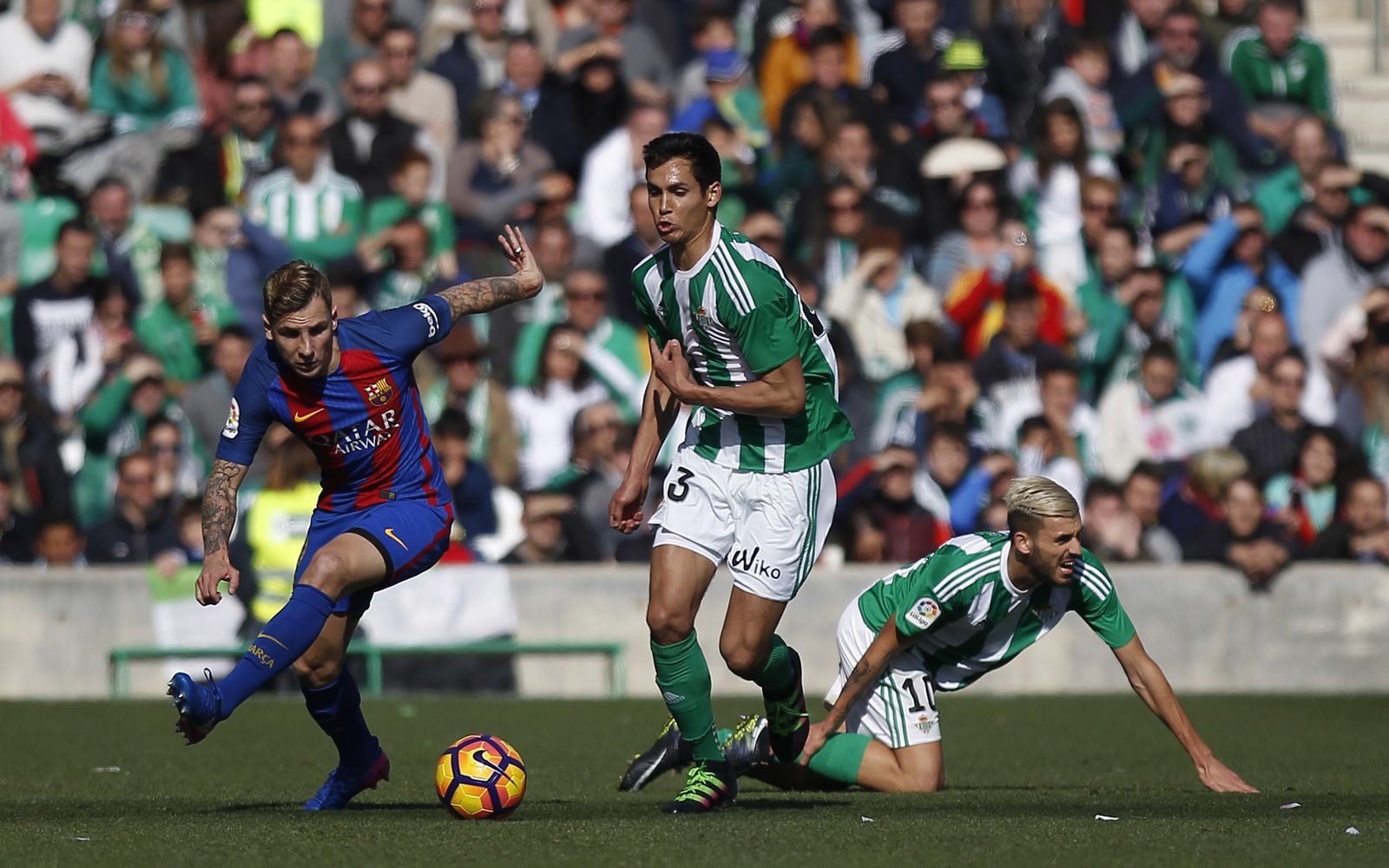 El Betis-Barcelona, en imágenes