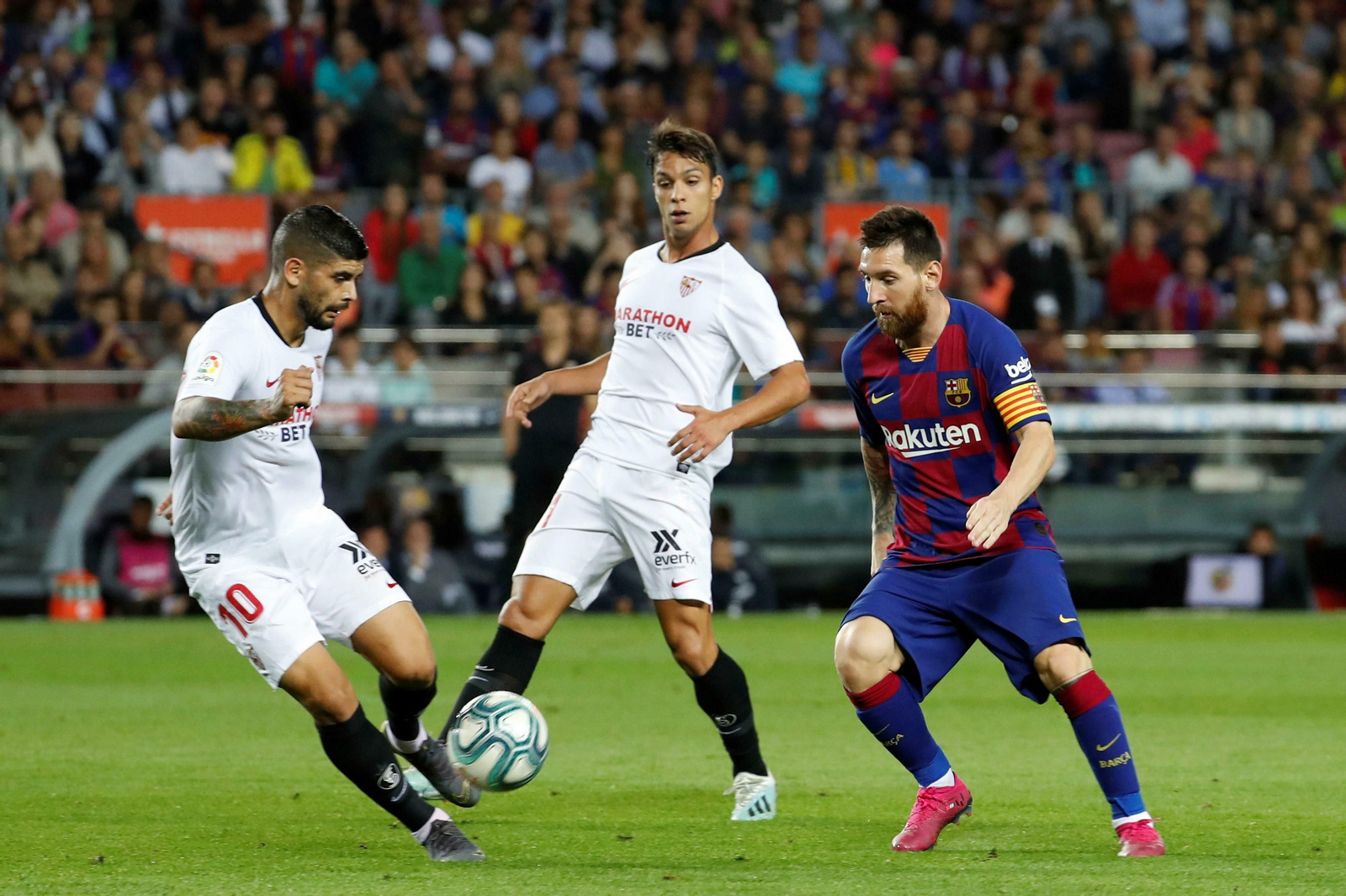 Las imágenes del Barcelona-Sevilla Las imágenes del Barcelona-Sevilla