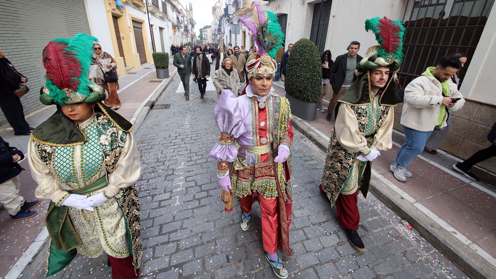 Imágenes de la cabalgata del Cartero Real de Jerez