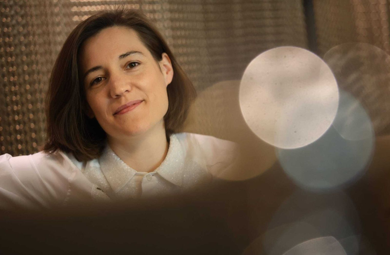 Carla Simón momentos antes de la entrevista.