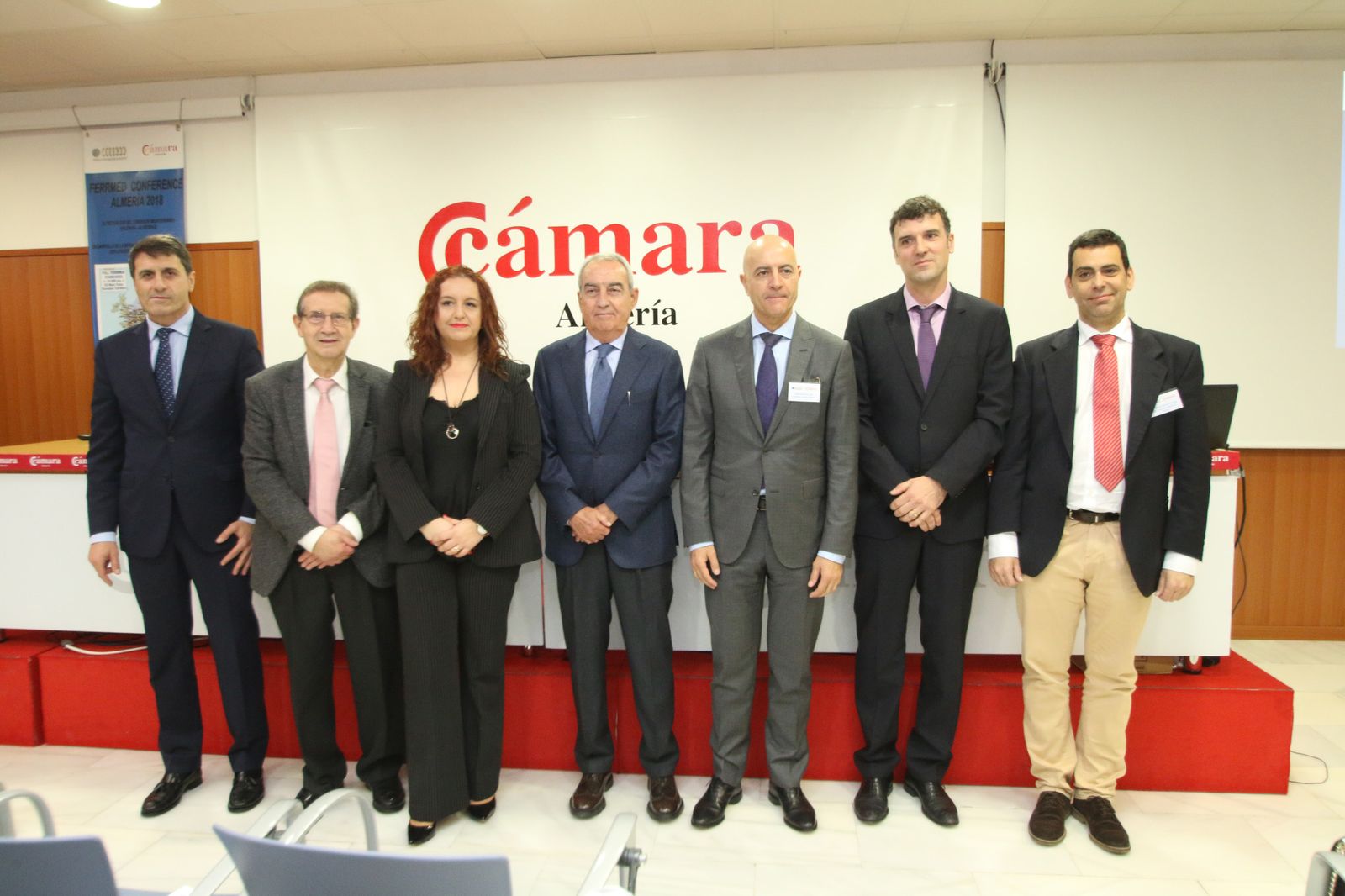Imagen de los participantes en la jornada, ayer en la Cámara de Comercio de Almería