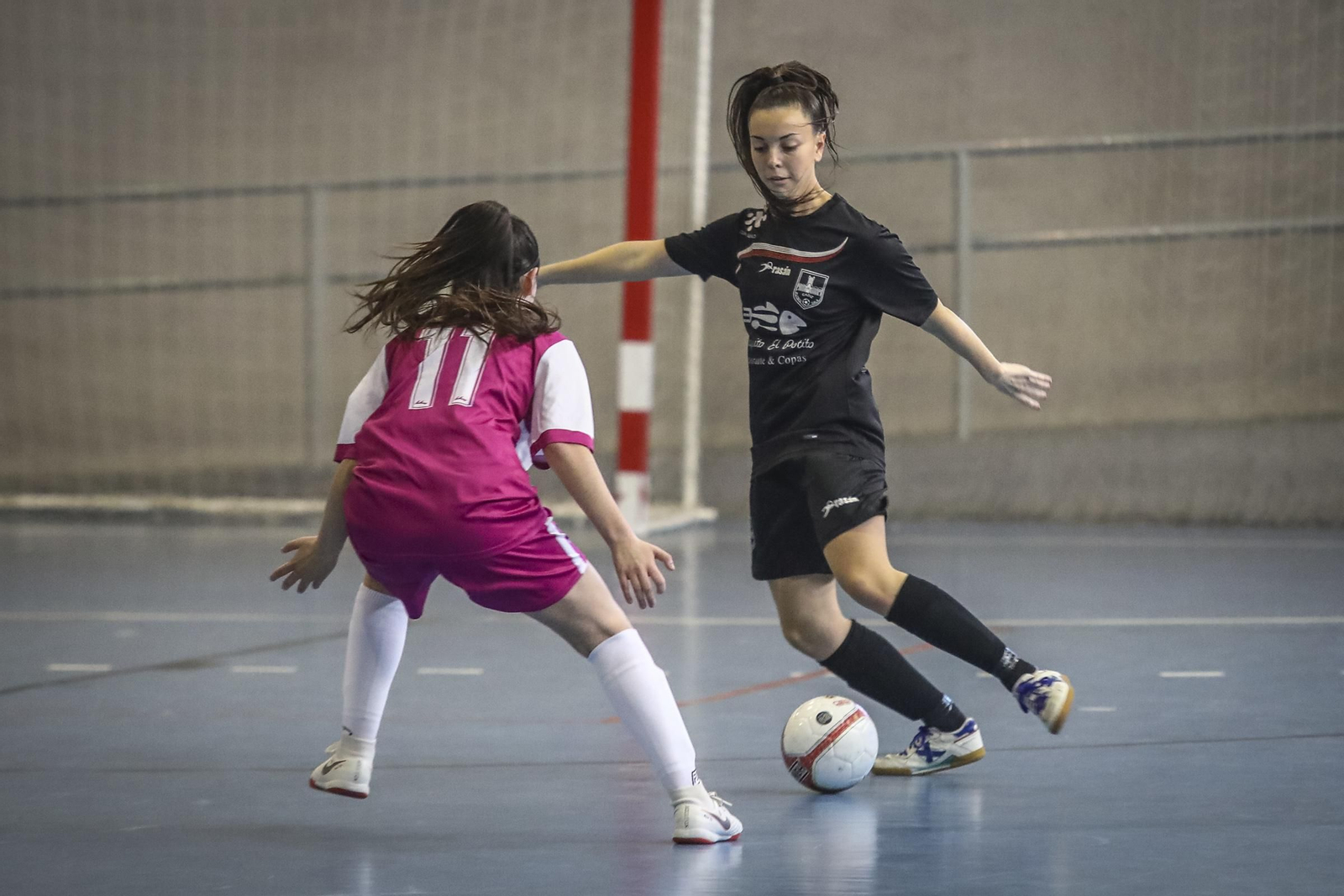Tinoco, una de las jugadoras del Cádiz FS que viajaron a Melilla.