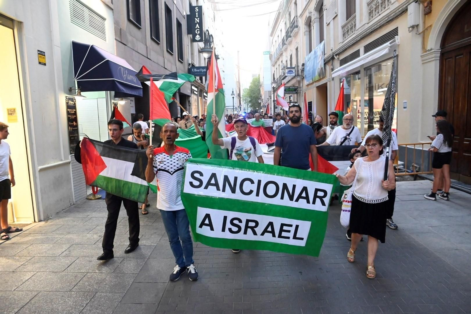 Manifestación por Palestina en Córdoba.