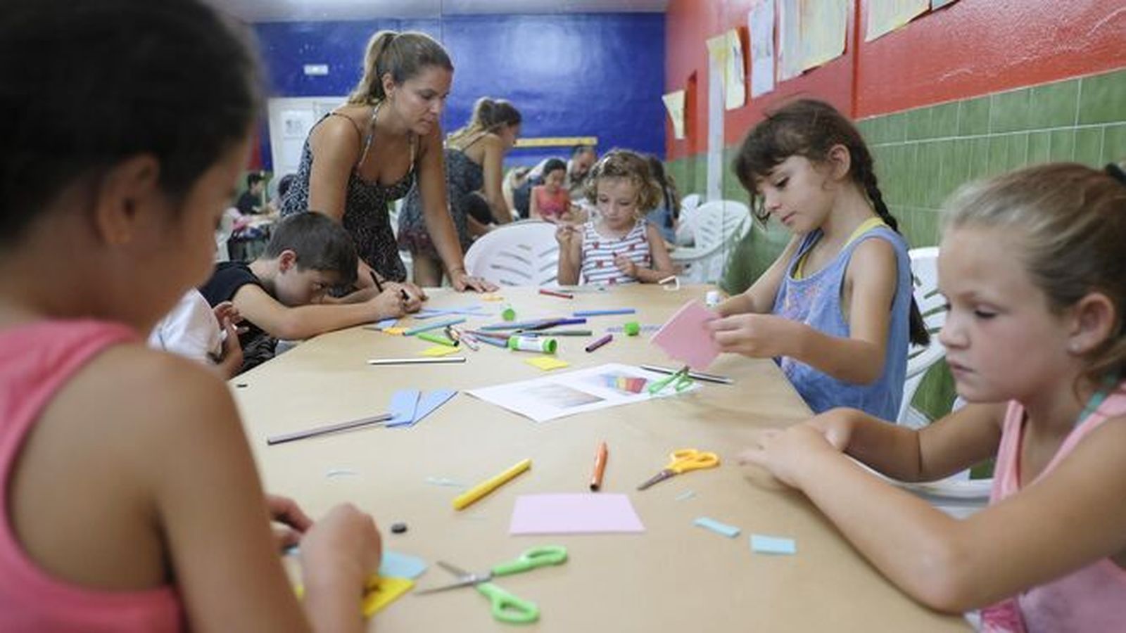 Imagen del campamento urbano del año pasado.