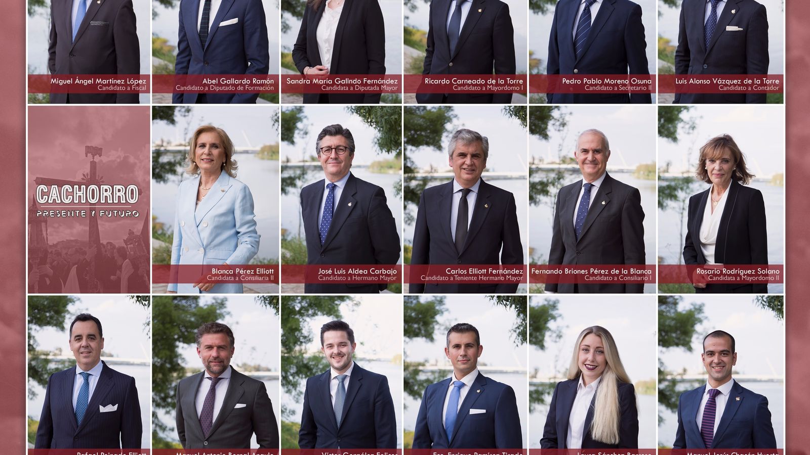 Equipo de la candidatura de José Luis Aldea.