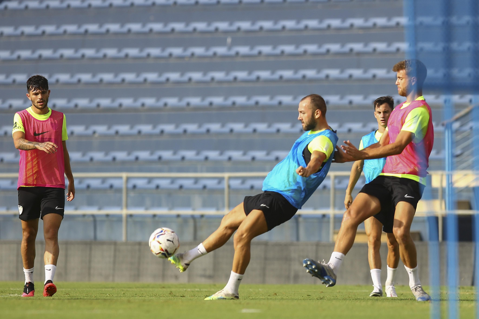 Keidi Bare, en el entrenamiento de este martes. Keidi Bare, en el entrenamiento de este martes.