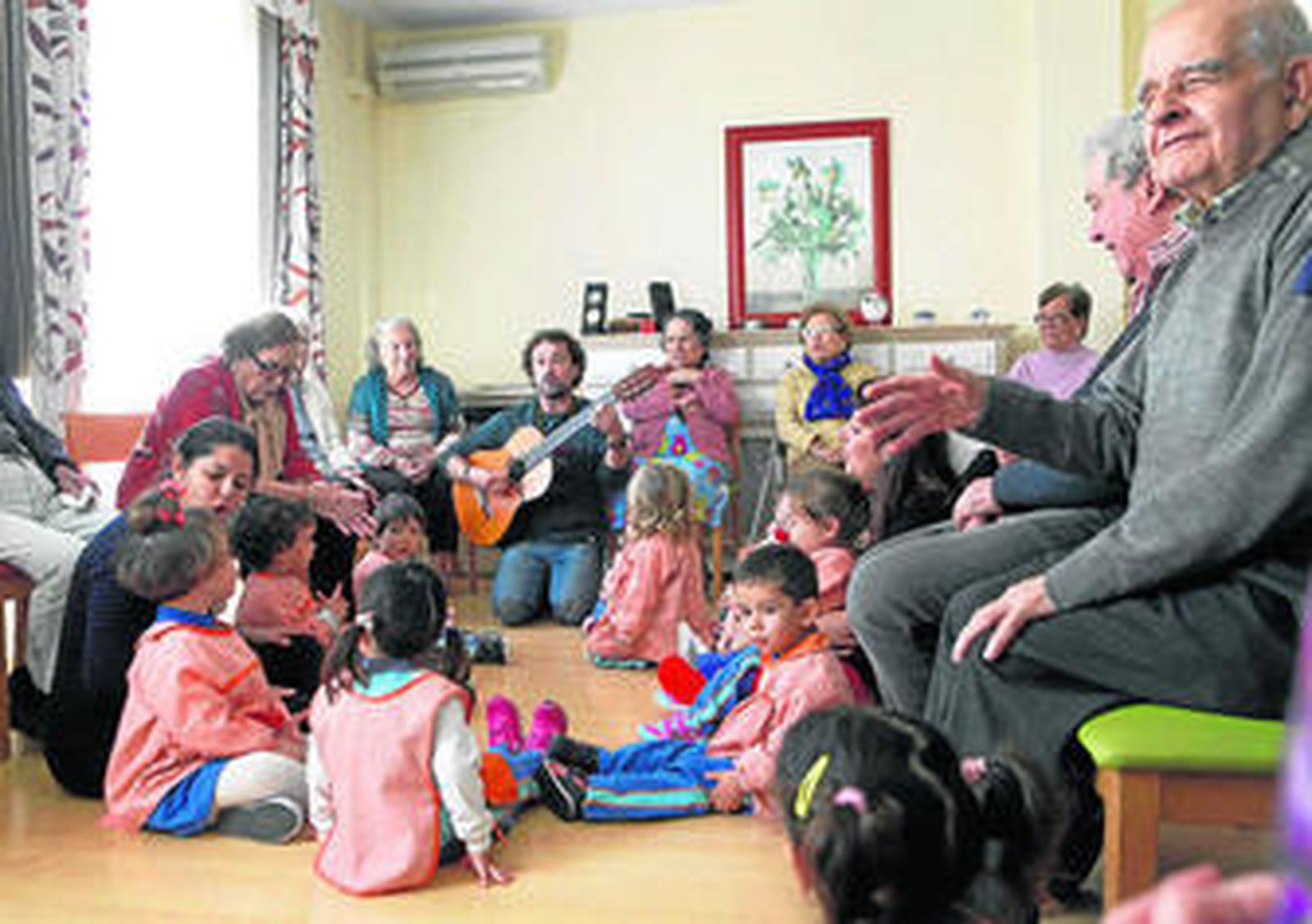 El abrazo de dos generaciones