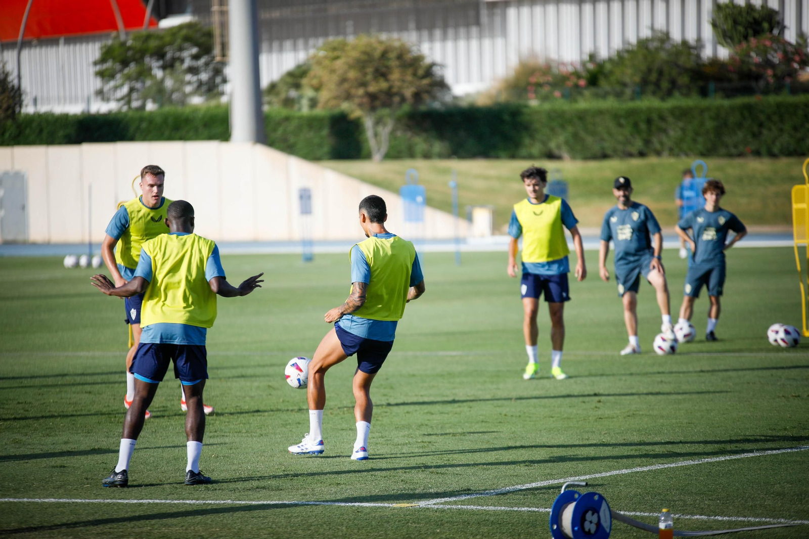Primer entrenamiento pretemporada del Almería, en imágenes