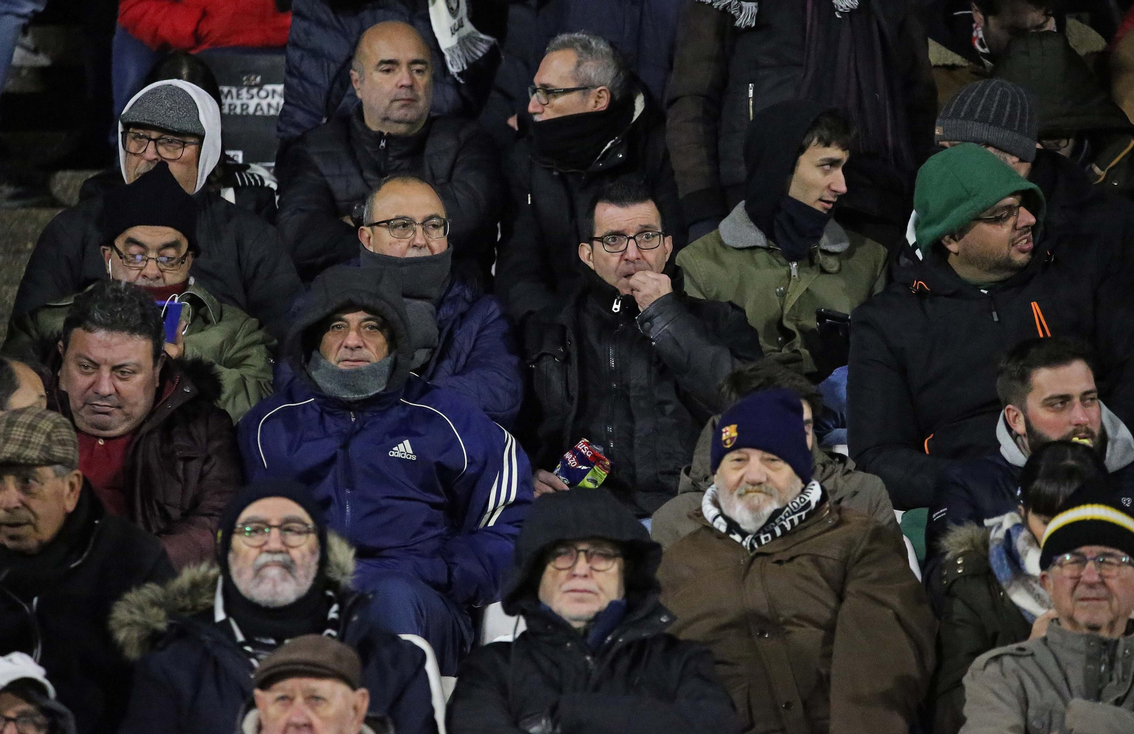 Fotos de la afición en el estadio municipal de La Línea