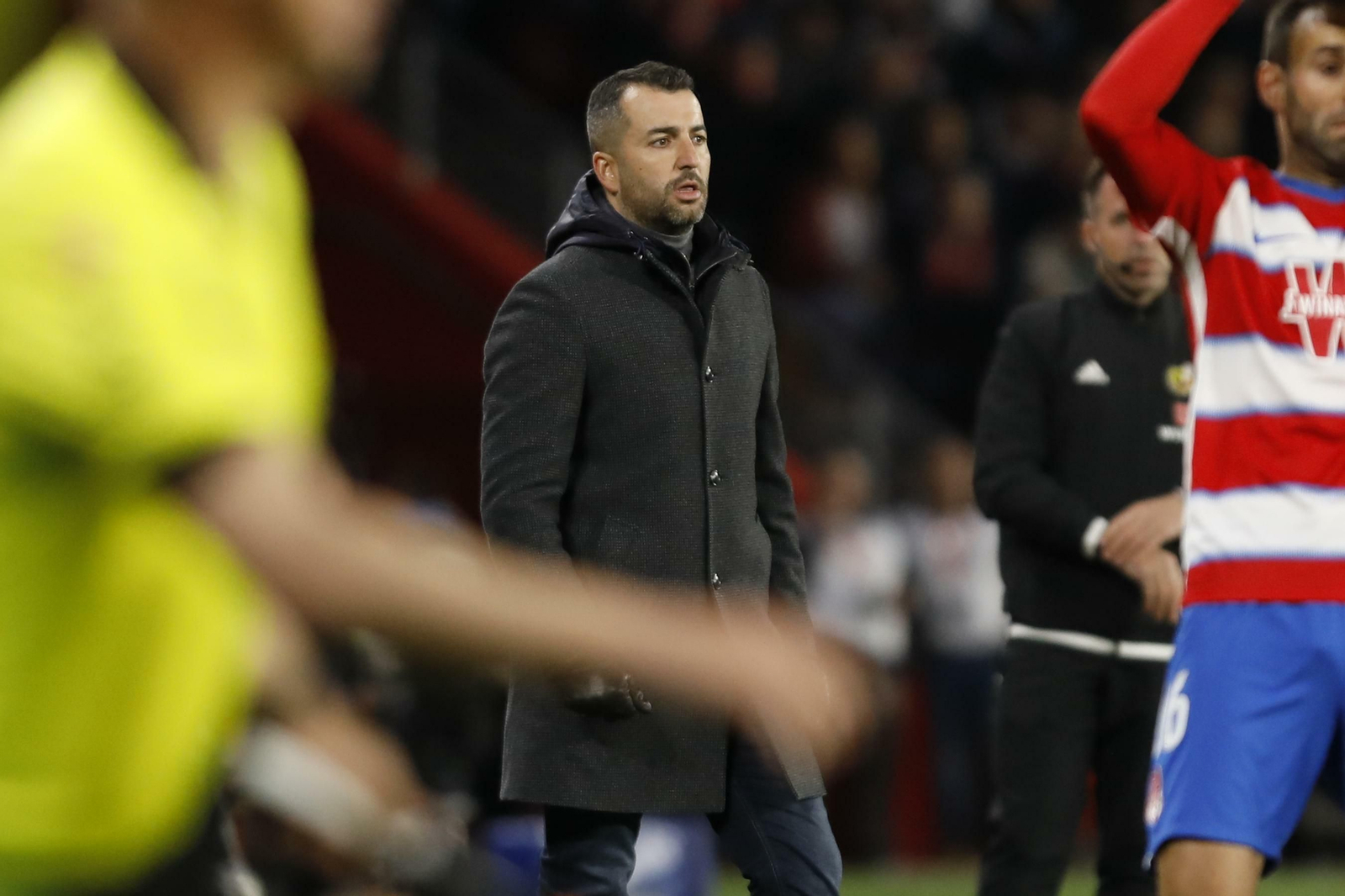 Diego Martínez, durante el partido de Copa ante el Athletic en Los Cármenes.
