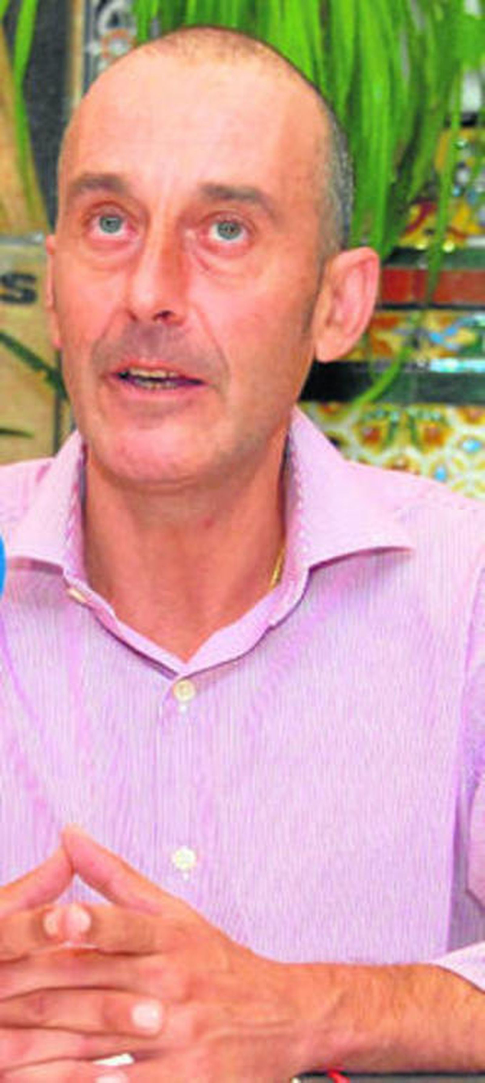 Montero Glez, el pasado verano en San Fernando.