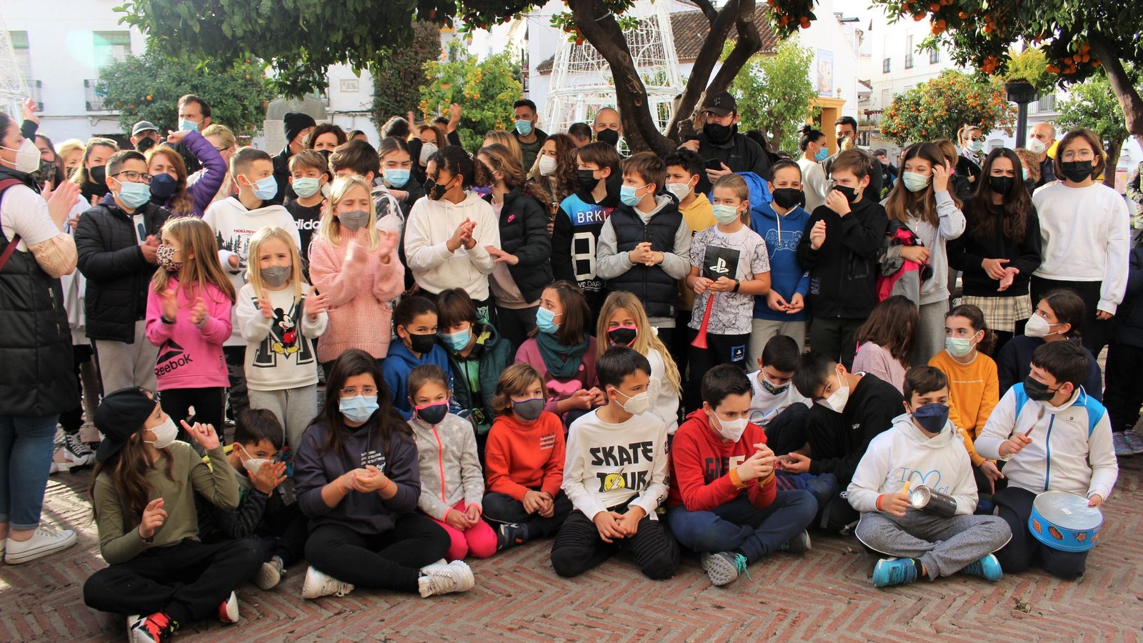 Los escolares piden el nuevo instituto de Las Chapas.
