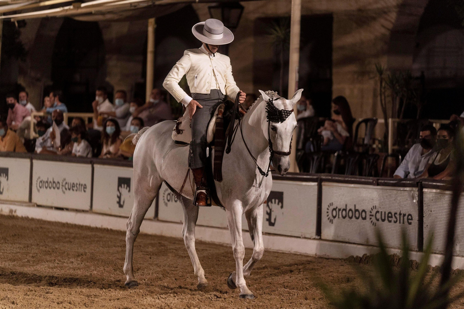 Realización del espectáculo ecuestre durante Cabalcor.