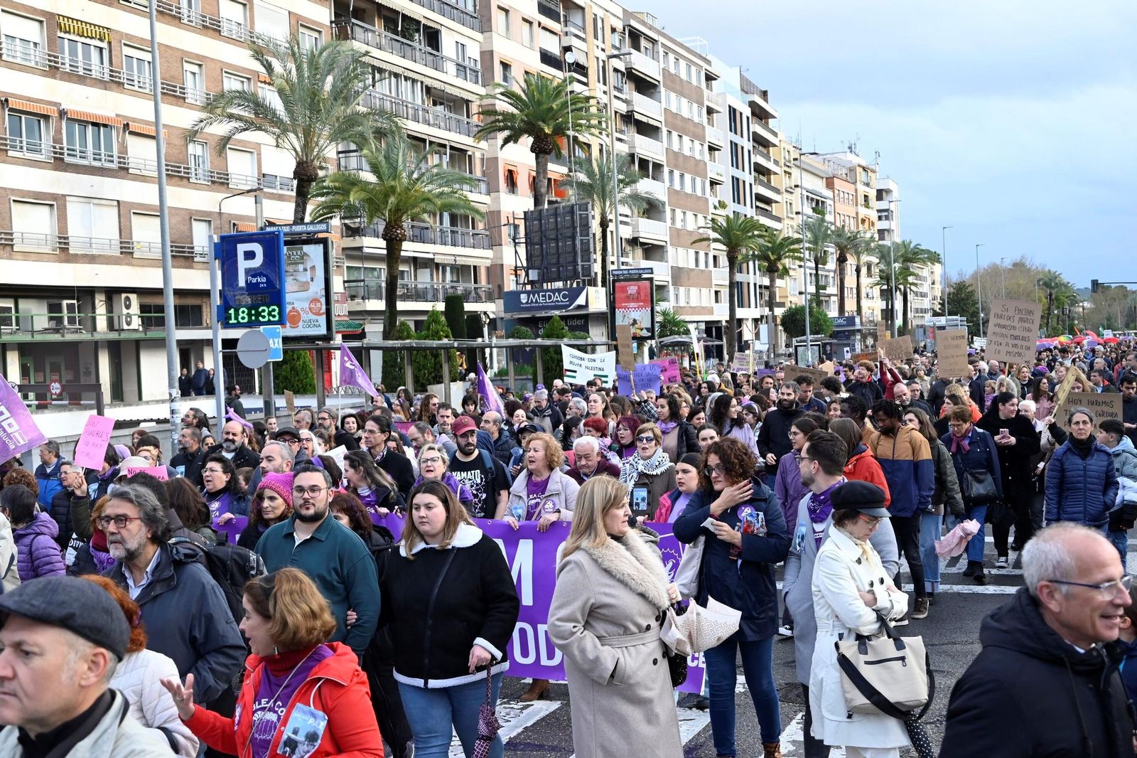 La manifestación del 8M en Córdoba, en imágenes