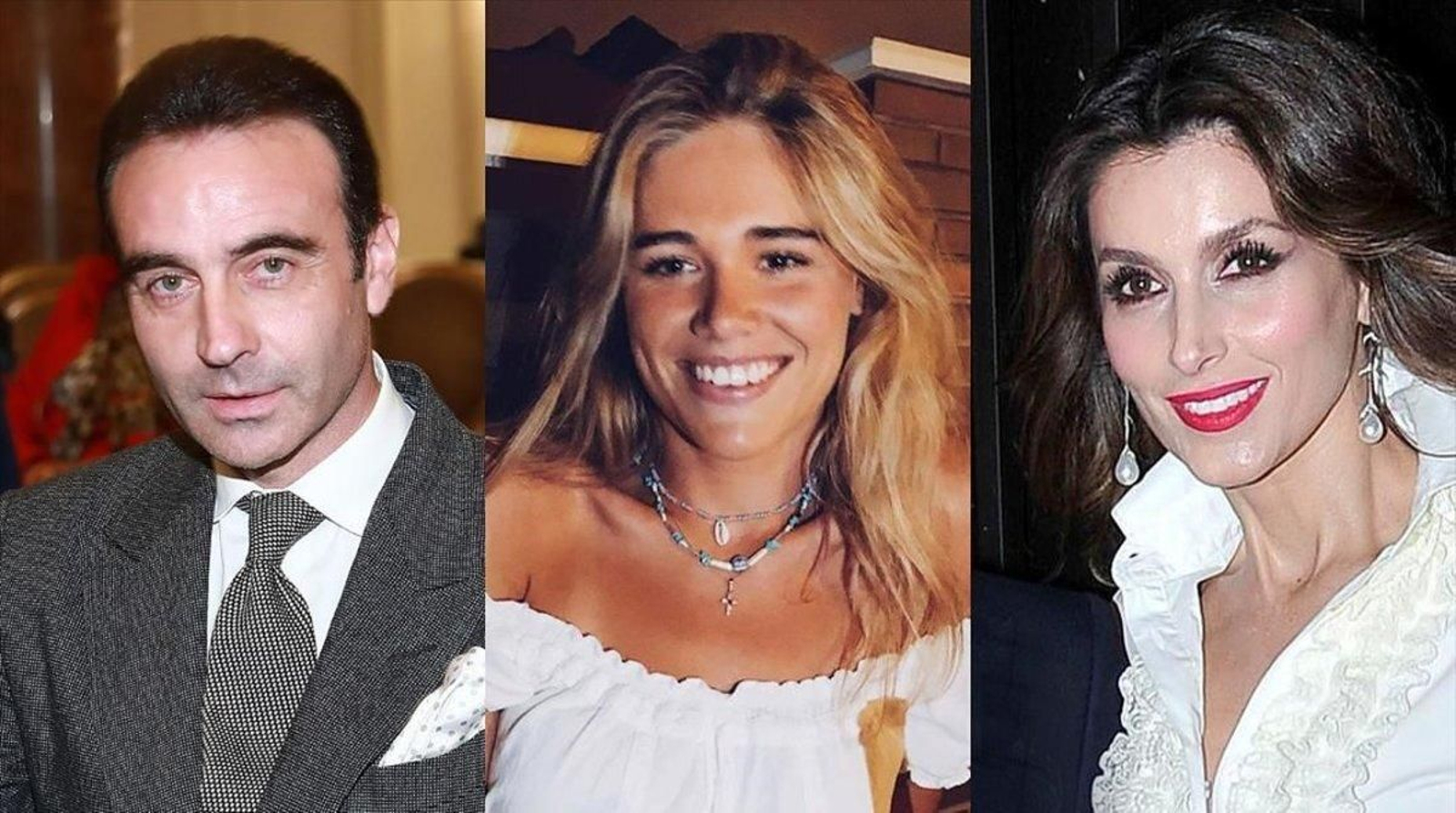 De i. a dcha, el torero Enrique Ponce, su actual amor Ana Soria, y su todavía mujer Paloma Cuevas.