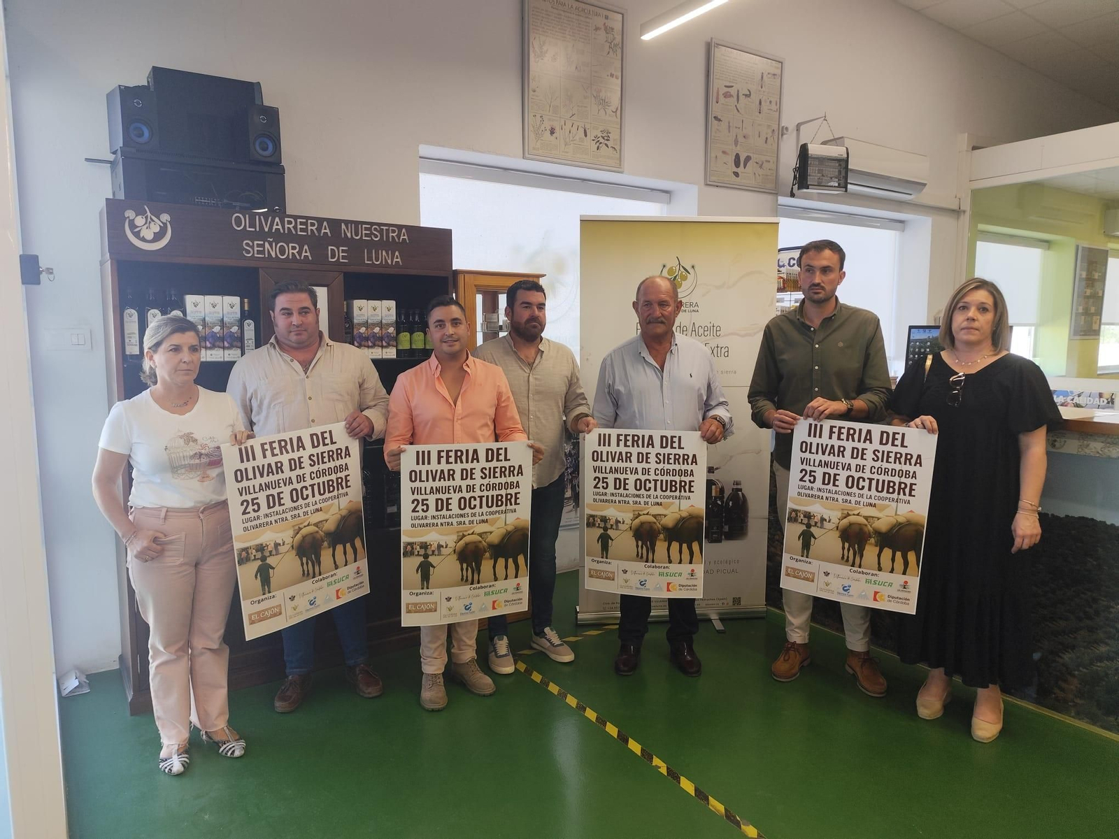 Presentación en la III Feria del Olivar de Sierra de Villanueva de Córdoba.