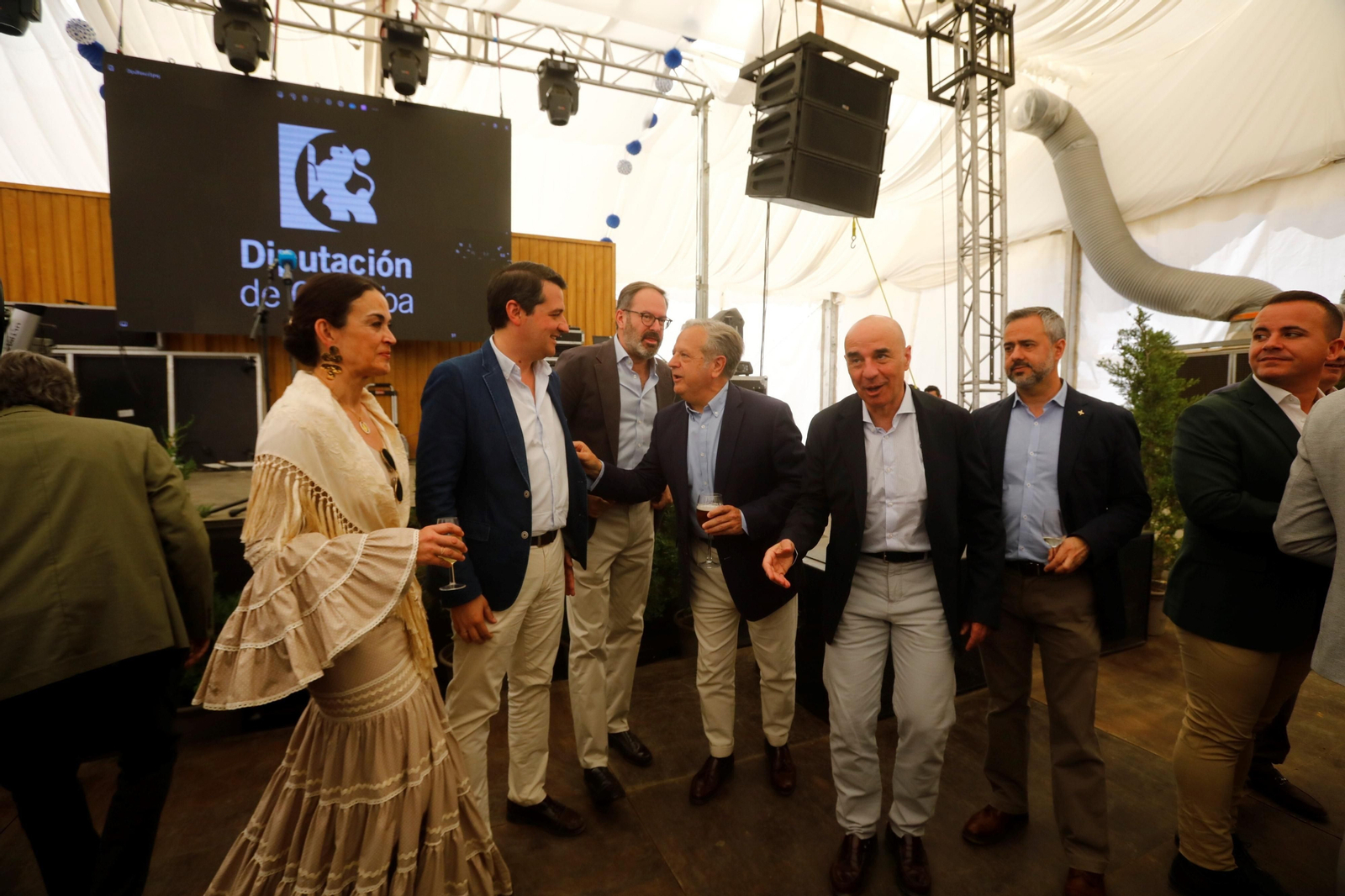 Las recepciones del miércoles de la Feria de Córdoba, en imágenes