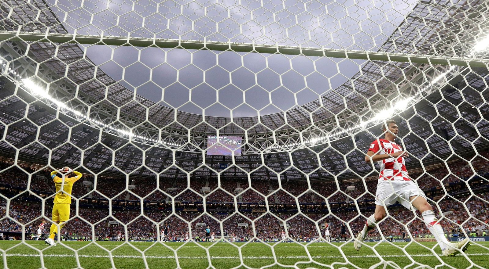 El Francia-Croacia de la final del Mundial de Rusia, en imágenes