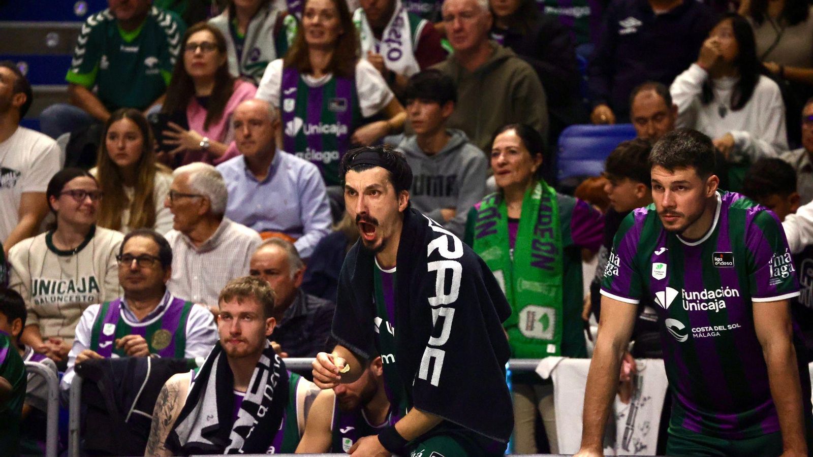 El Unicaja-La Laguna Tenerife, en fotos