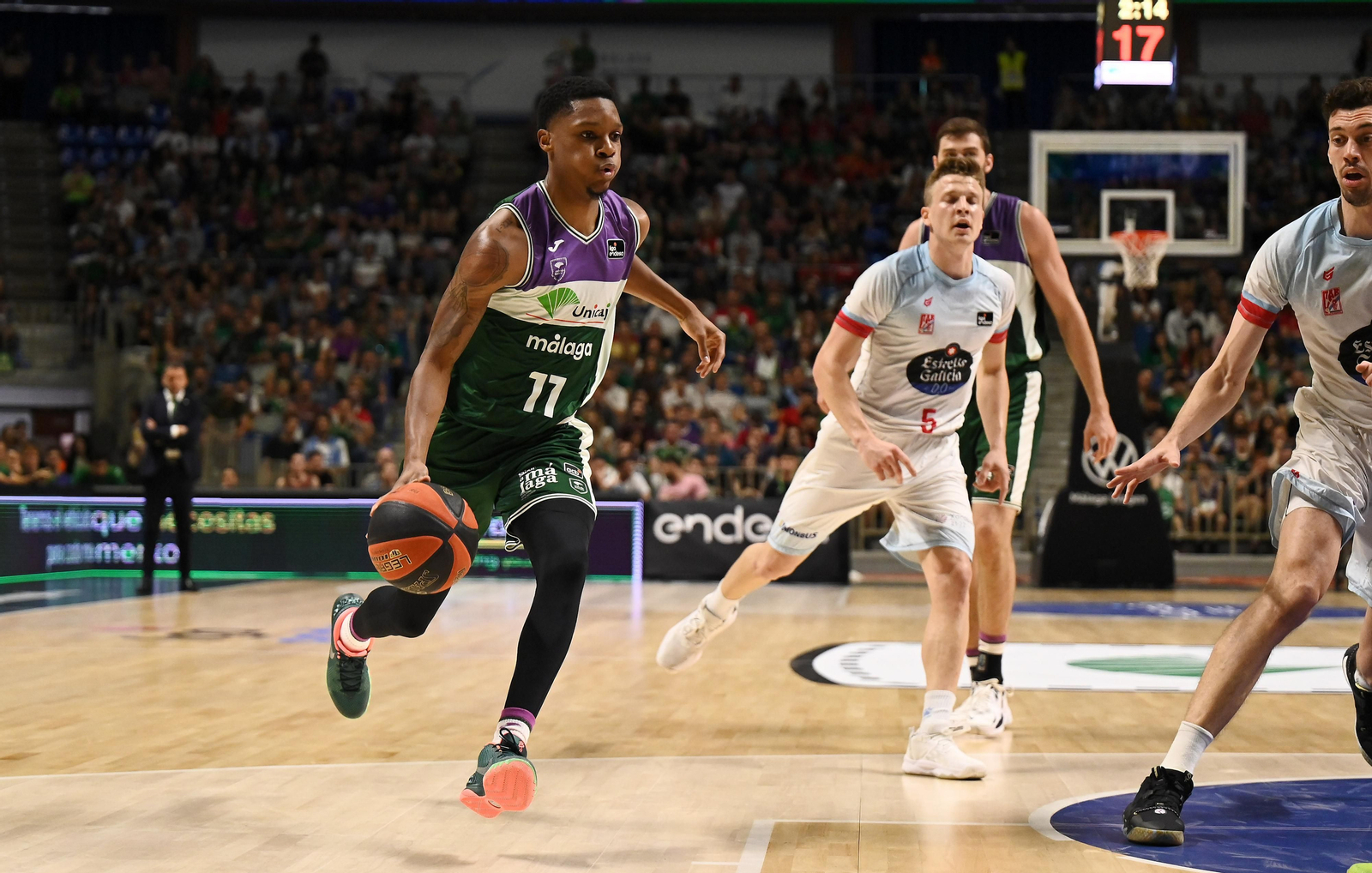 El Unicaja-Obradoiro, en fotos