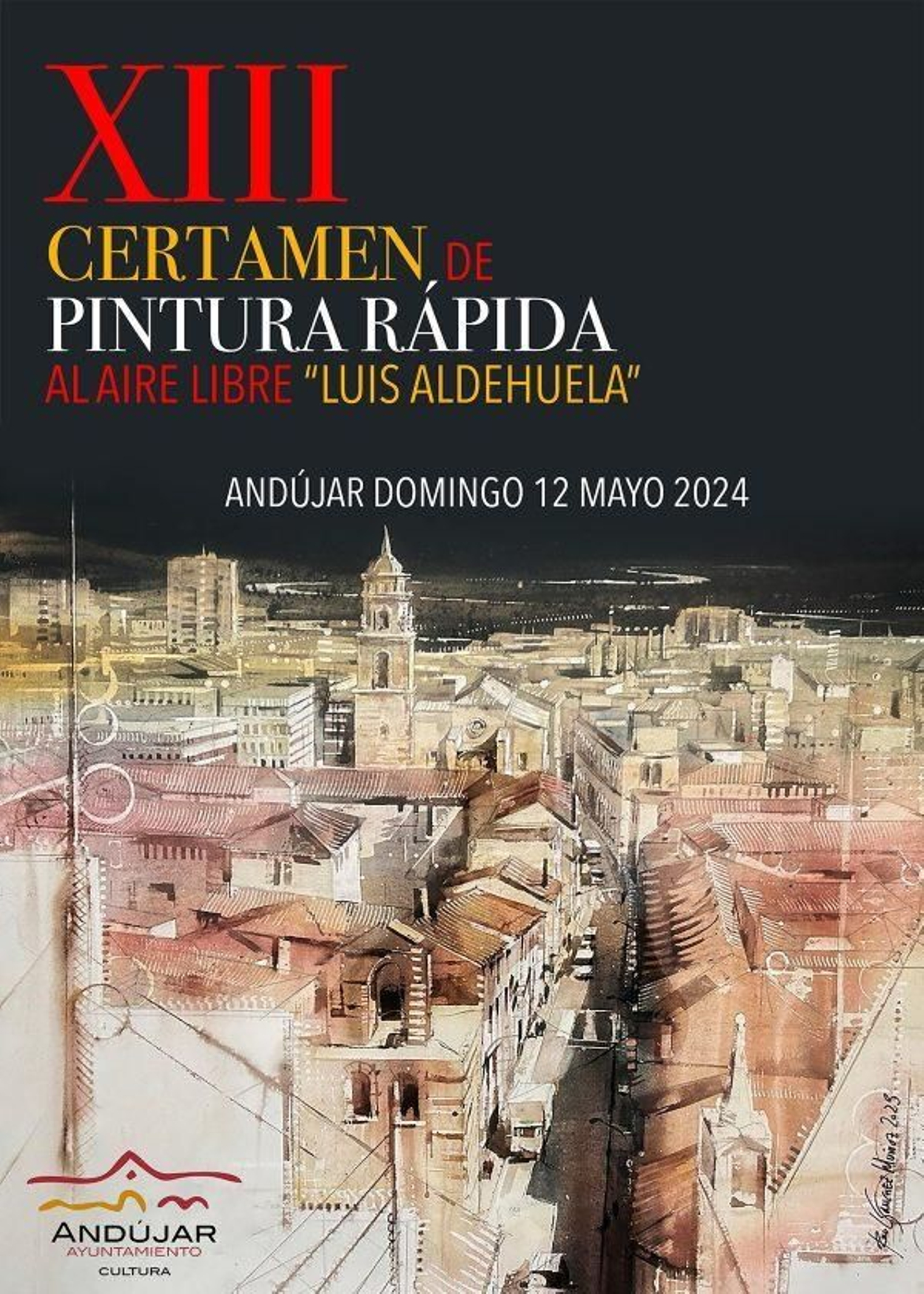 El Ayuntamiento de Andújar convoca la decimotercera edición de este certamen de pintura rápida.