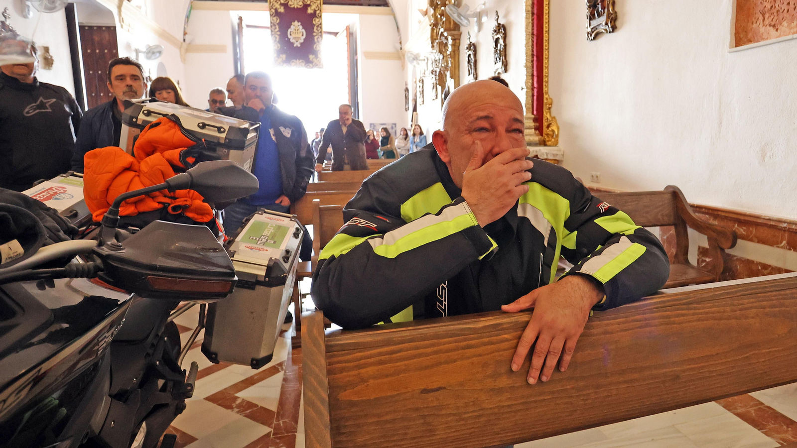 Prudencio Macías, motero enfermo de Esclerosis Múltiple que ha dado la vuelta a España en moto desde Jerez