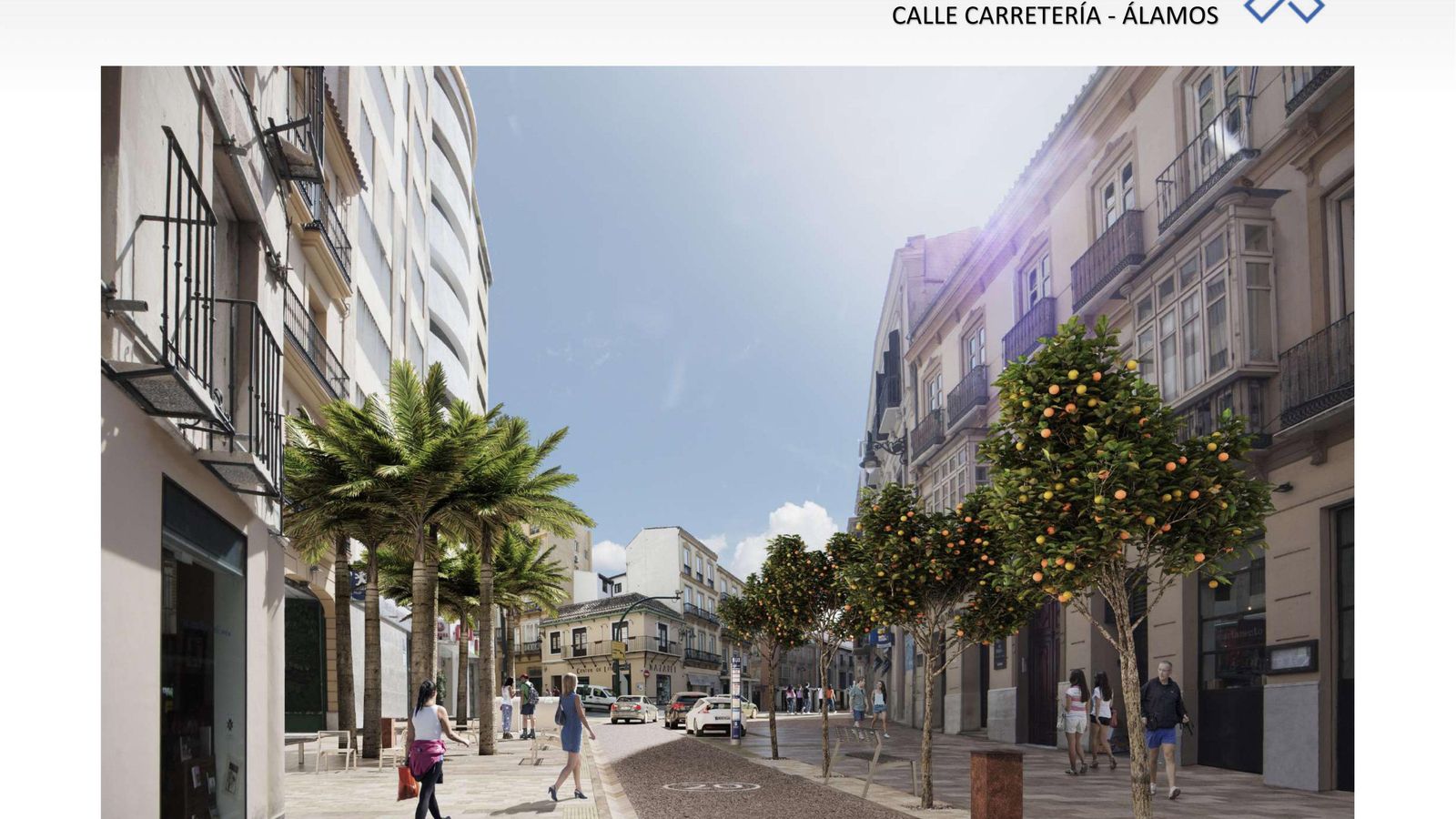 Imagen prevista para la calle Carretería. Imagen prevista para la calle Carretería.