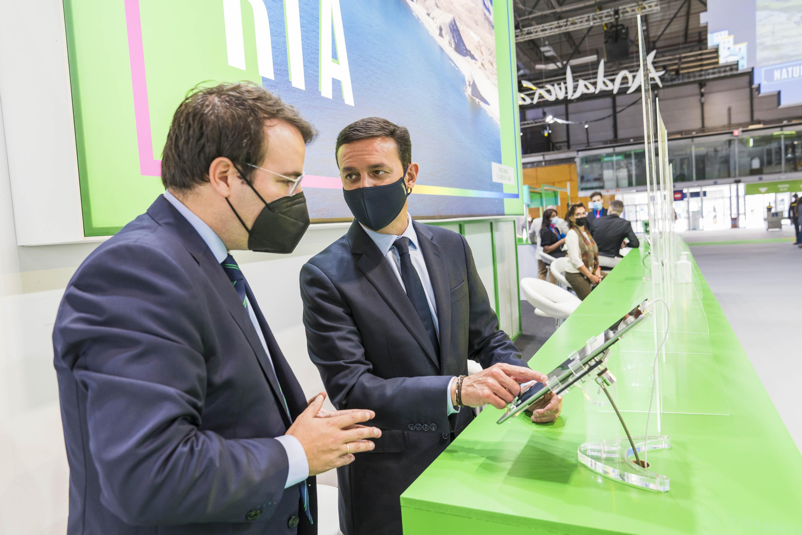 Fernando Giménez y Javier A. García en la última edición de FITUR.