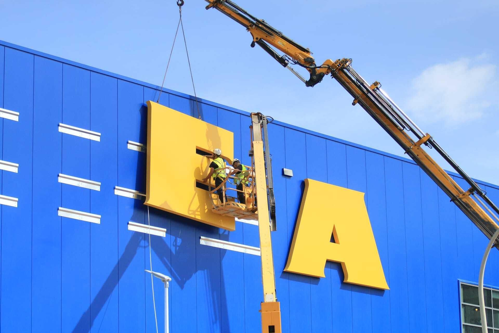 Las imágenes de cómo avanzan las obras de IKEA Almería