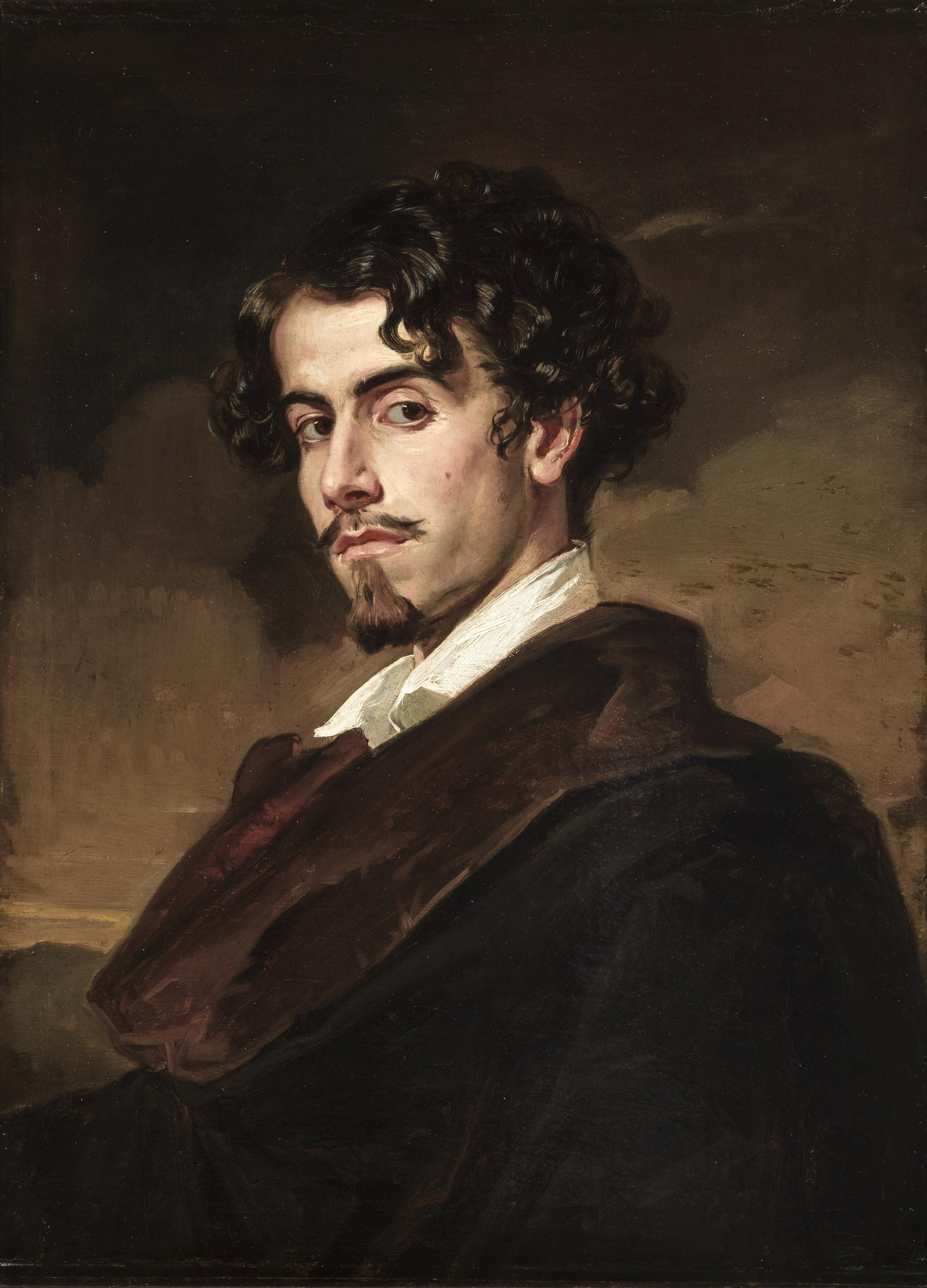 El retrato de Bécquer pintado por su hermano Valeriano.