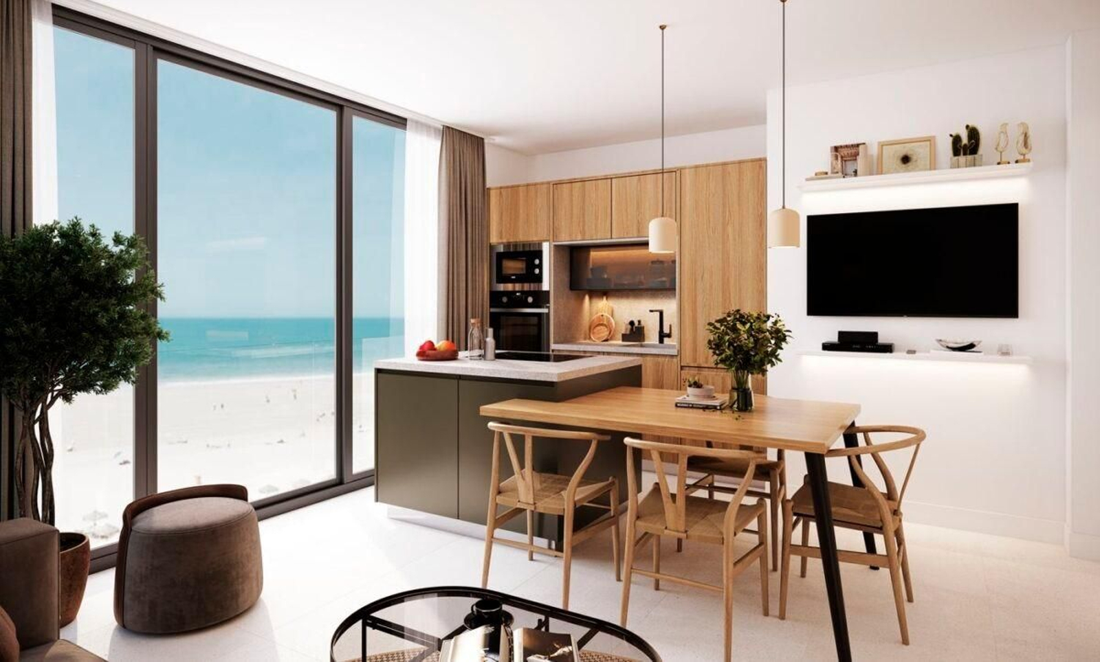 Una simulación de interior de los pisos más caros de Cádiz